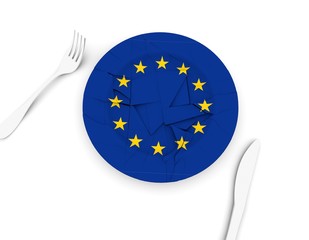 Britain and the EU split