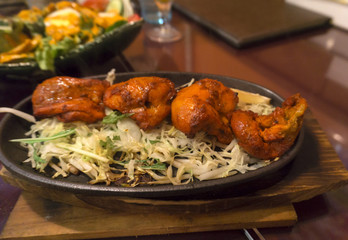 タンドリーチキン　 Gourmet of Tandoori chicken India