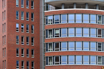 Fototapeta premium veduta panoramica di alcuni angoli di amburgo