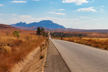 in the open spaces of Madagascar