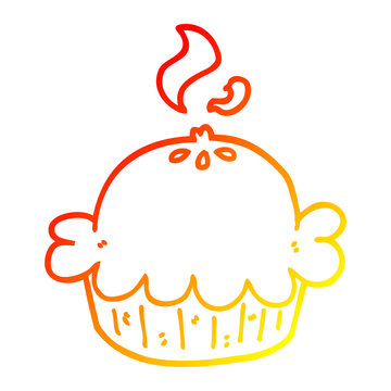 warm gradient pie cartoon clip art preview