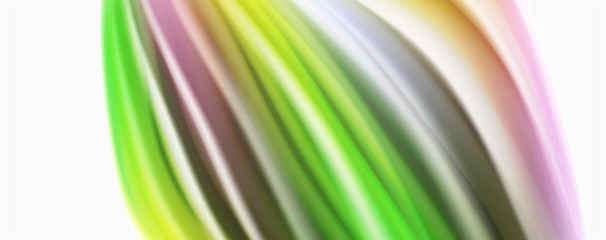 Color flowing waves, liquid conceptual abstract background