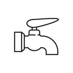 water tap vector icon