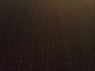 Agricultural field is prepared for spring planting