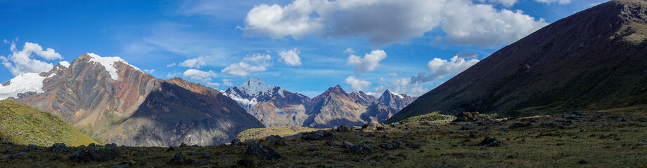 Obraz premium panorama mountain landscape in Peru