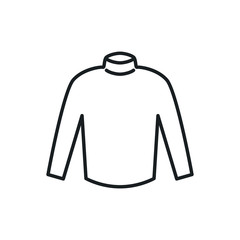 turtleneck vector icon