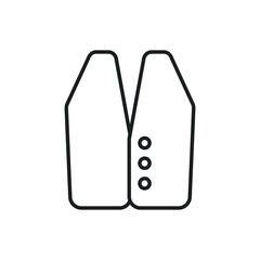 vest vector icon