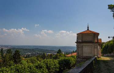 Fototapeta na wymiar Sanctuary of Sacred Monte di Varese
