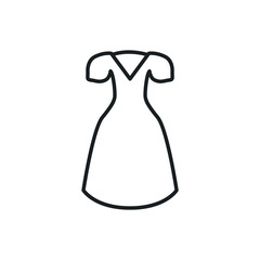 dress vector icon