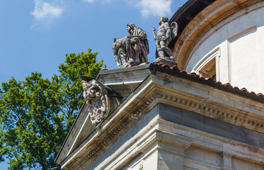 Fototapeta na wymiar Sanctuary of Sacred Monte di Varese