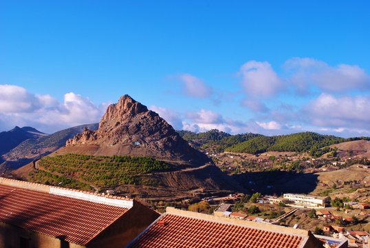 Relief dans l'ouarsenis, montagnes algerie