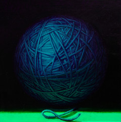 Oil painting, handmade