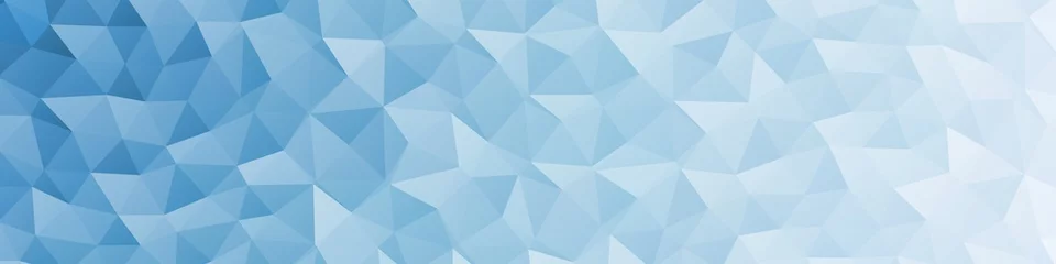 Foto op Plexiglas Abstract Delaunay Voronoi trianglify color diagram background illustration © vector_master