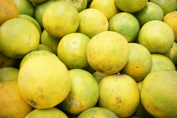 orange pile. Orange is a fresh tropical fruit