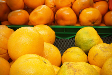 orange pile. Orange is a fresh tropical fruit