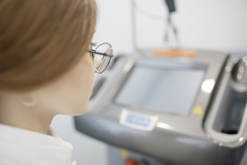 cosmetic medicine clinic / doctor female beauty modern medicine, beauty medicine