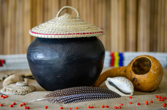 African beer, referred to as "utshwala" in Zulu, is brewed from mealie meal and drunk out of a clay drinking vessel called an "ukhamba". 