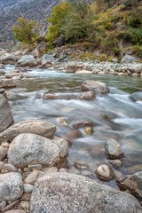 peables and wild mountain river