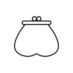purse vector icon
