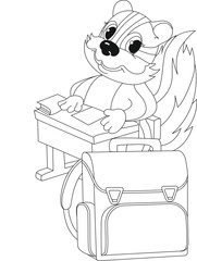 Белка на учебе