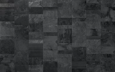 Foto op Plexiglas Stenen textuur muur Leisteen natuursteen tegel, naadloze textuur