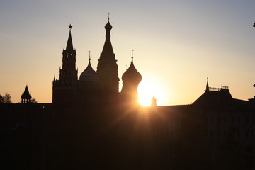 Kremlin. Sunset.