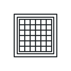 chess board vector icon
