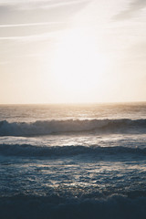 Fototapeta premium sunset over the ocean