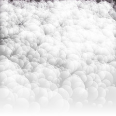 Soft colorful bokeh background. Luminous garlands of electric lights. Copy space to add text. Saturated colors. Blurry abstraction. Gentle tone. Dark night. Festive party in city. Defocus effect.