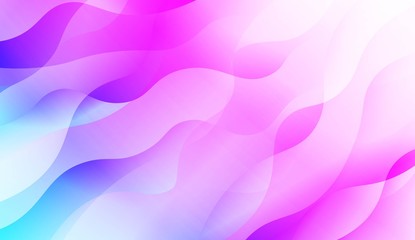 Template Abstract Background With Curves Lines, Wave Shape. Modern Screen Gradient Design. For Greeting Card, Flyer, Poster, Brochure, Banner Calendar. Vector Illustration.