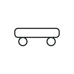 skateboard vector icon