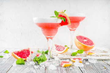  Cold citrus martini cocktail. Aperol spritz