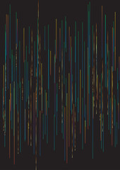 Abstract multicolor background. vertical lines and stripes. Vector. Black background .EPS 10.