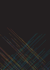 Abstract multicolor background. vertical lines and stripes. Vector. Black background .EPS 10.