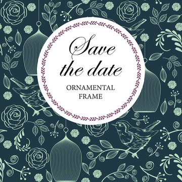 Wedding invitation, thank you card, save the date cards.