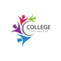 Fototapeta na wymiar Education Logo Template