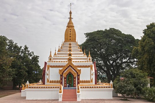 Small pagoda in Amarapura, Division Mandalay, Myanmar, Asia