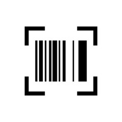 Barcode scanner icon vector for  web and mobile platforms.