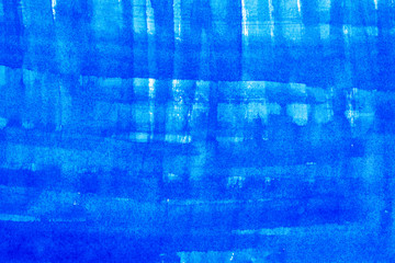 Abstract background from blue painted on concrete wall.