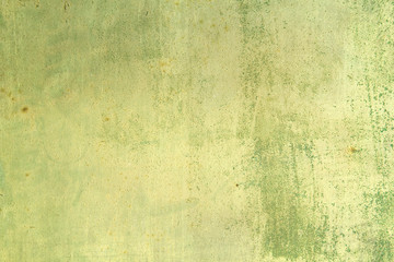Old green wall background or texture