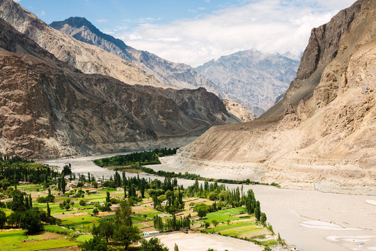Turtuk village in the Indian Himalayas