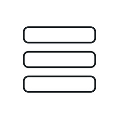 Obraz premium menu vector icon