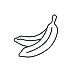 banana vector icon
