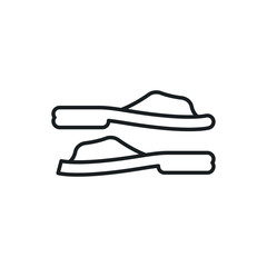 flip-flops vector icon