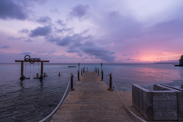 Naklejka premium Views around the small Caribbean Island of Curacao