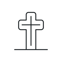 Fototapeta premium grave vector icon