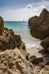  San Juan Beaches  Views around the small Caribbean Island of Curacao