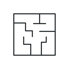 maze vector icon