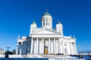 Helsinki Cathedral , the Finnish Evangelical Lutheran cathedral of the Diocese of Helsinki,...
