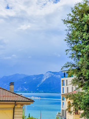 Vista, montreux, lago, genebra, suíça